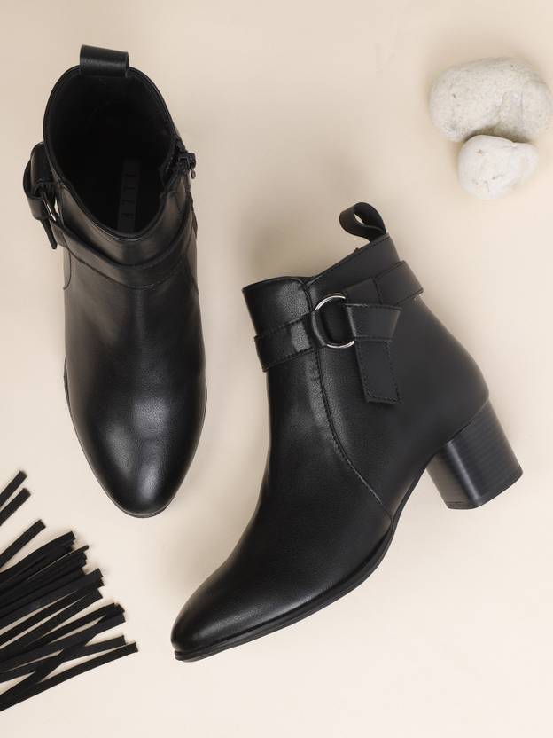 Boots For Women  (Black)