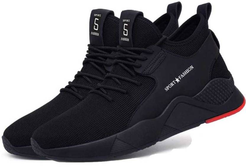 Sports Shoes , Walking Shoes , Gym & Training Shoes And Sneakers For Men  (Black, Black)