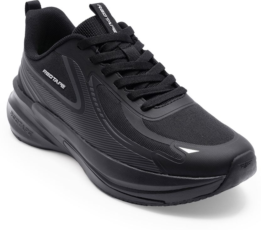RED TAPE Men's Black Sports Shoes - Image 1