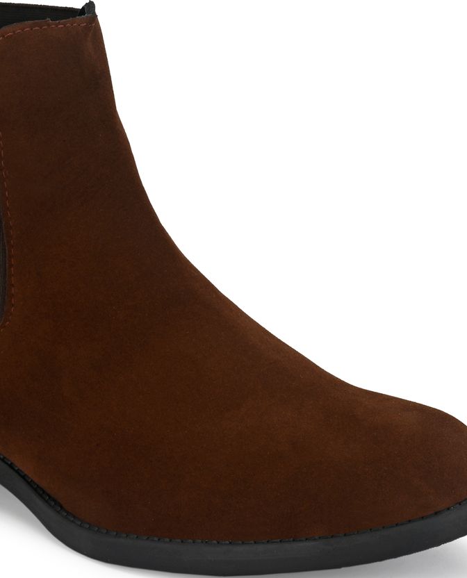Hirel's Suede Chelsea Boots for Men - Image 5