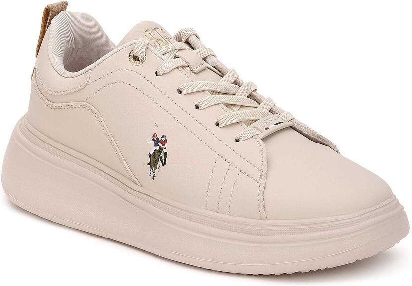 U.S. POLO ASSN. Ariel 3.0 Nude Chunky Shoe Sneakers For Women - Image 2