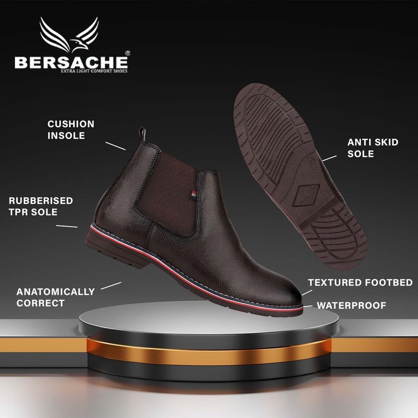 BERSACHE Comfortable Casual Outdoor Boots For Men - Image 7