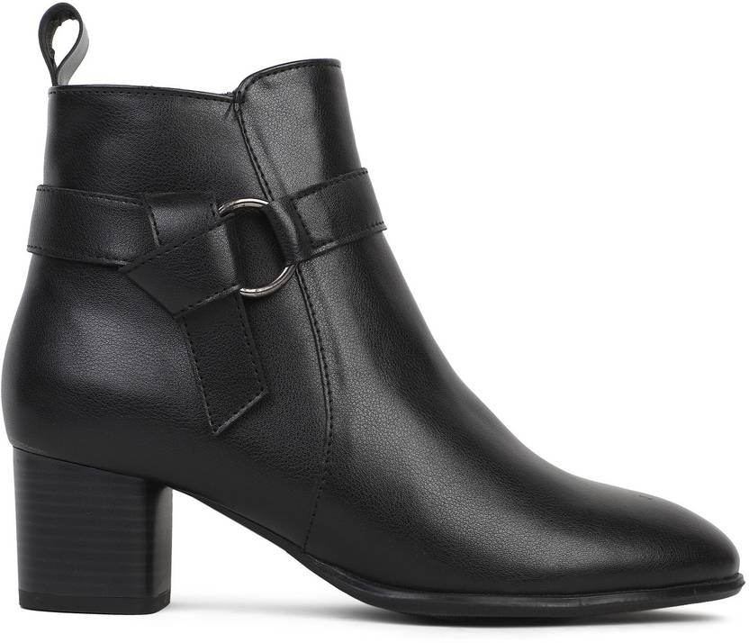 Boots For Women  (Black)