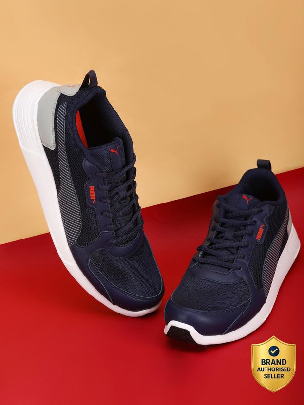 PUMA Fire Run Sneakers For Men (Blue, 9) - Image 1