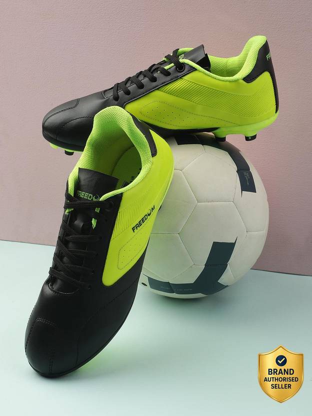LIBERTY FREEDOM HUFF Sports Shoes With PVC Outsole | TPR Sole Comfortable Lacing Football Shoes For Men