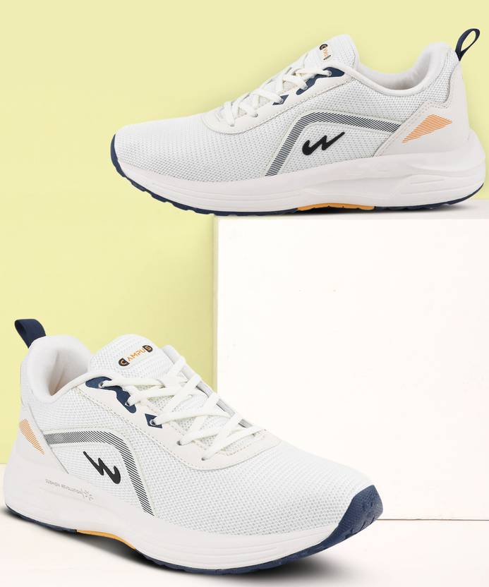 CAMPUS CAMP-GLACIER Running Shoes For Men (White , 6)