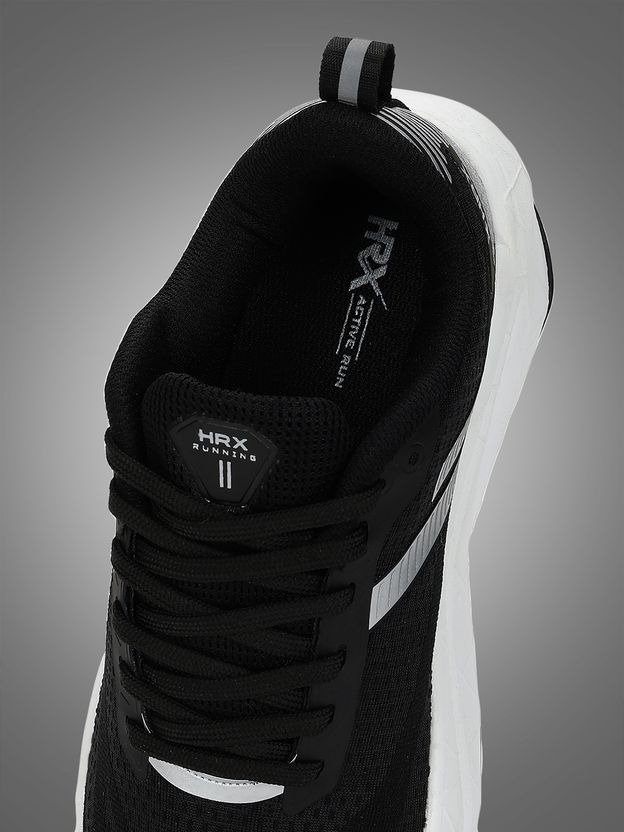HRX by Hrithik Roshan Men's Black White Sneakers Size 8 - Image 5