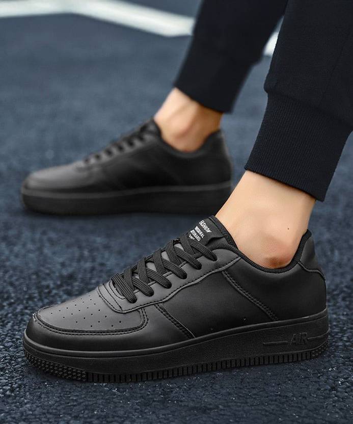 Robbie jones Casual Sneakers Black Outdoor Shoes For Boys And Men Sneakers For Men (Black…