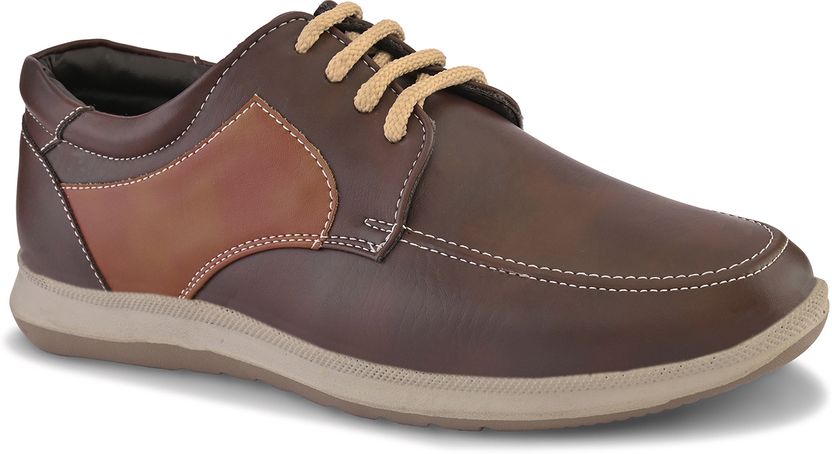 PROVOGUE Men Brown Sneakers Size 7 - Image 2