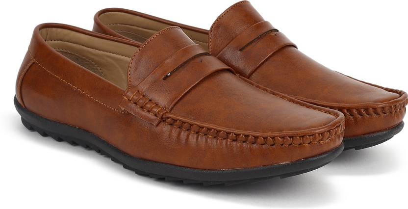 Loafers For Men  (Brown)