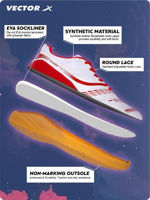 VECTOR X Ranger 7.0 Court Shoes - Image 5