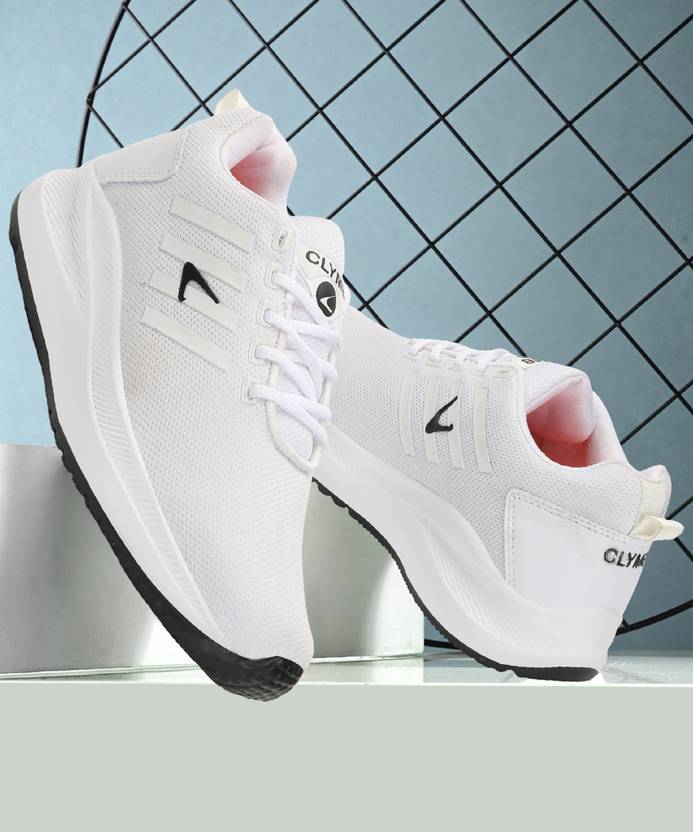 CLYMB Jimmy Walking/Outdoor/Sports Running Shoes For Men (White , 6)