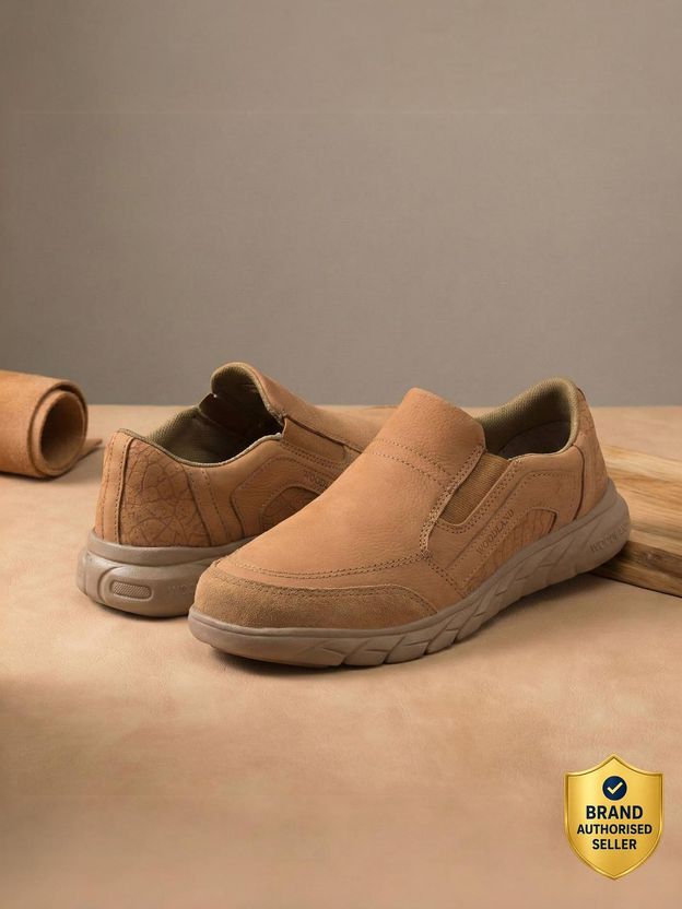 WOODLAND Slip-On Lightweight Casual Shoes - Image 10