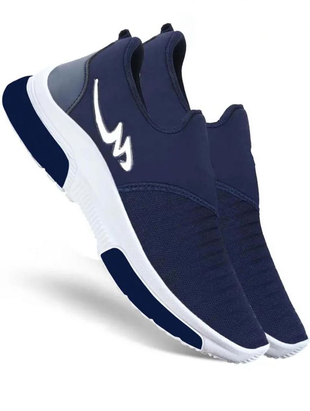 HOTSTYLE Men Navy Sneakers Size 9 - Image 1
