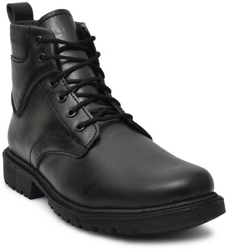 Casual Outdoor Boots For Men Boots For Men  (Black)