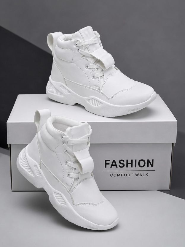 Knoos High Top Shoes Men White 8 - Image 10