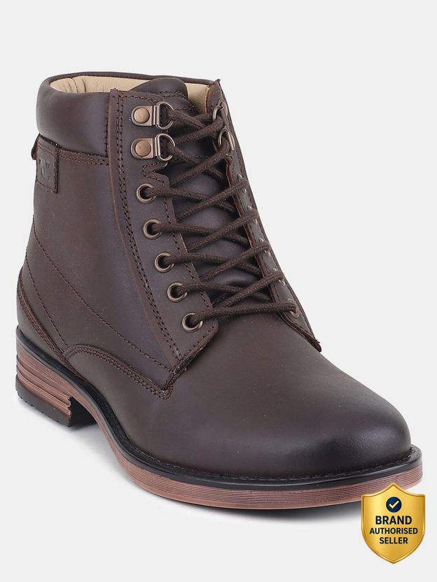 RED CHIEF Men Black Boots Size 10 - Image 6