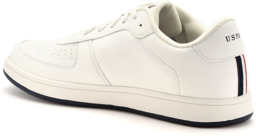 U.S. POLO ASSN. Men's White Sneakers Size 9 - Image 4