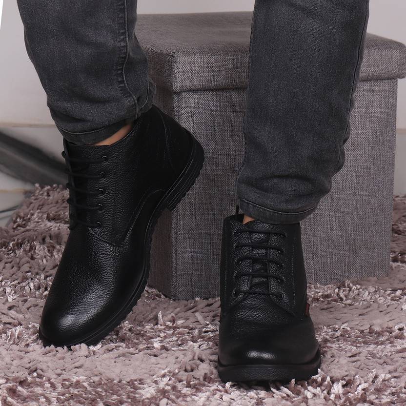 Lace Up For Men  (Black)