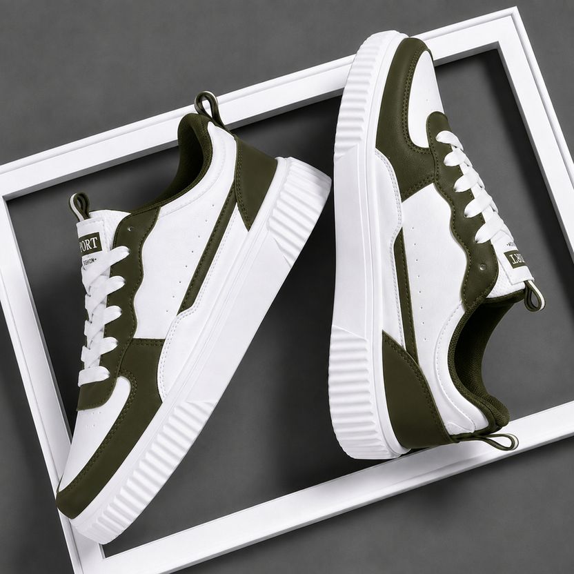 lejano Men's White Sneakers Size 6 - Image 9