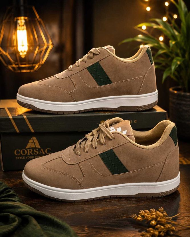 corsac Men's Sneakers Off White Brown 6 - Image 10