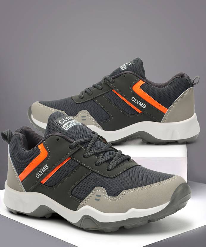 CLYMB ES-21 Hockey Walking/Outdoor/Gym & Traning Running Shoes For Men (Grey , 6)