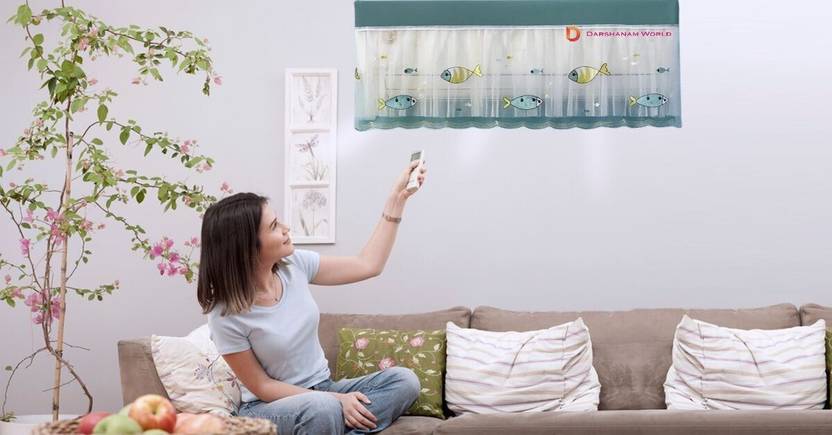 DARSHANAM WORLD Air Conditioner Cover for 1.5 Ton