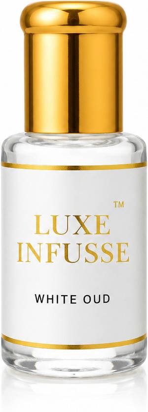 Luxe Infusse White Oud Attar for Men & Women | Pure Long-Lasting Non-Alcoholic Attar | (6ml) Floral Attar