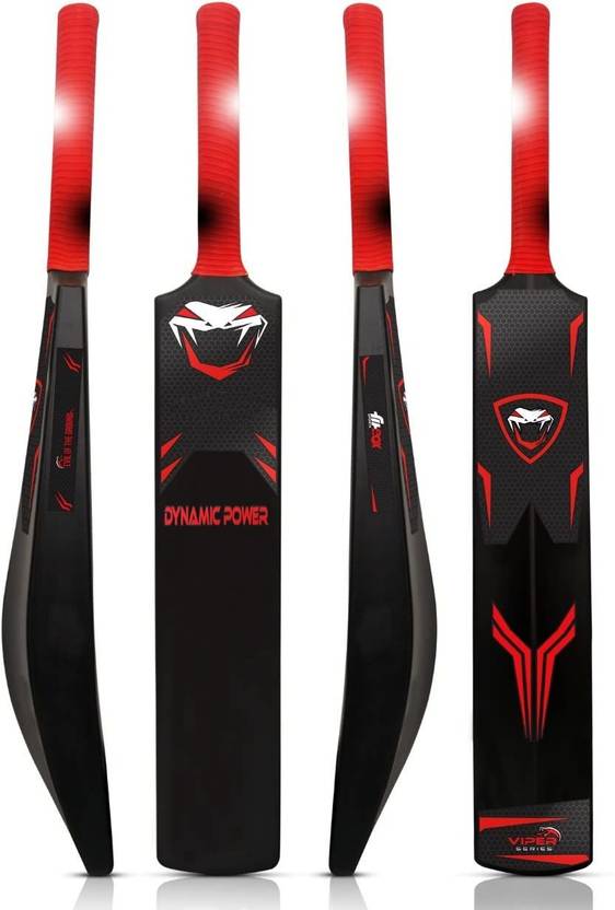 SYDN Plastic Bat Full Size Black Colour Un Breakable PVC/Plastic