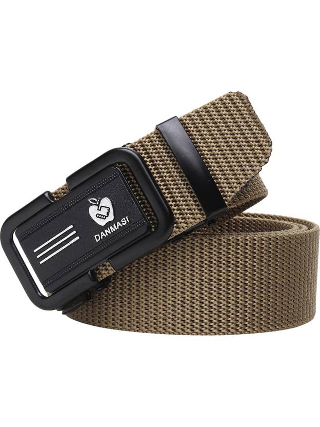 HENEDA Men Casual Beige Nylon Belt