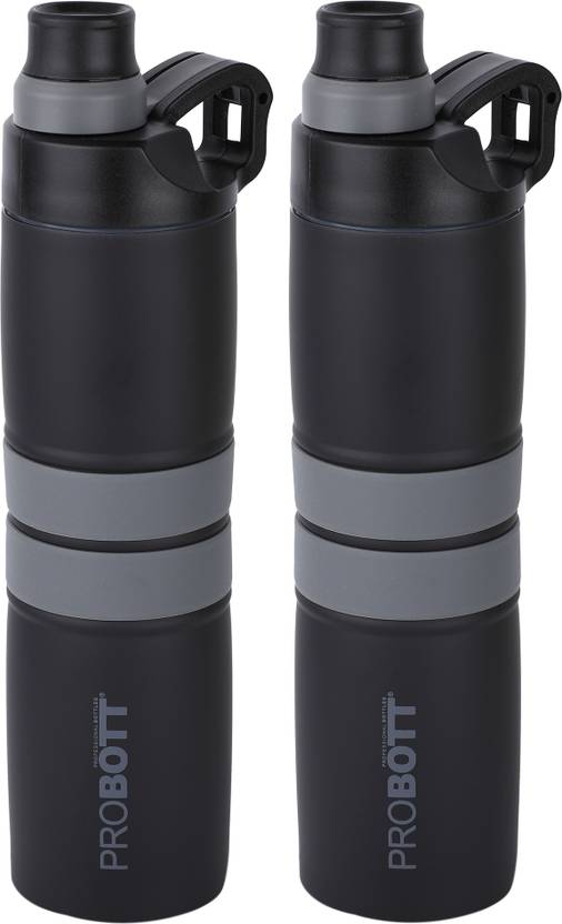 PROBOTT Thermosteel Alpha Vacuum Flask Each 620ml Black (Pack of 2