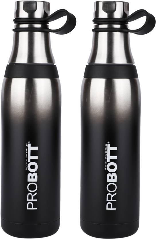 PROBOTT Thermosteel Aster Vacuum Flask Each 500ml Pack of 2 (Black) 500 ml Flask Buy PROBOTT