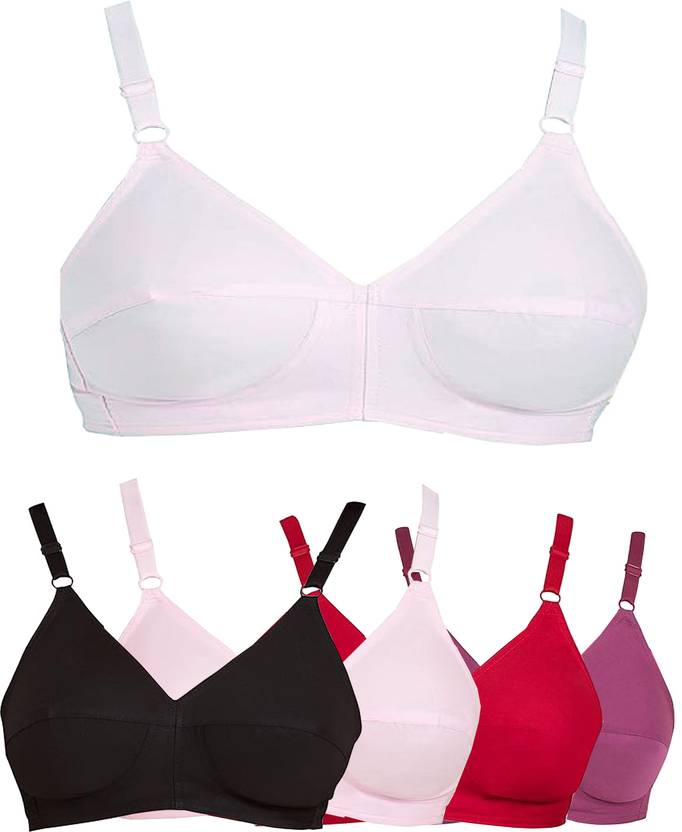 G BEAUTY Bra & Panty Set Solid Multicolor Lingerie Set