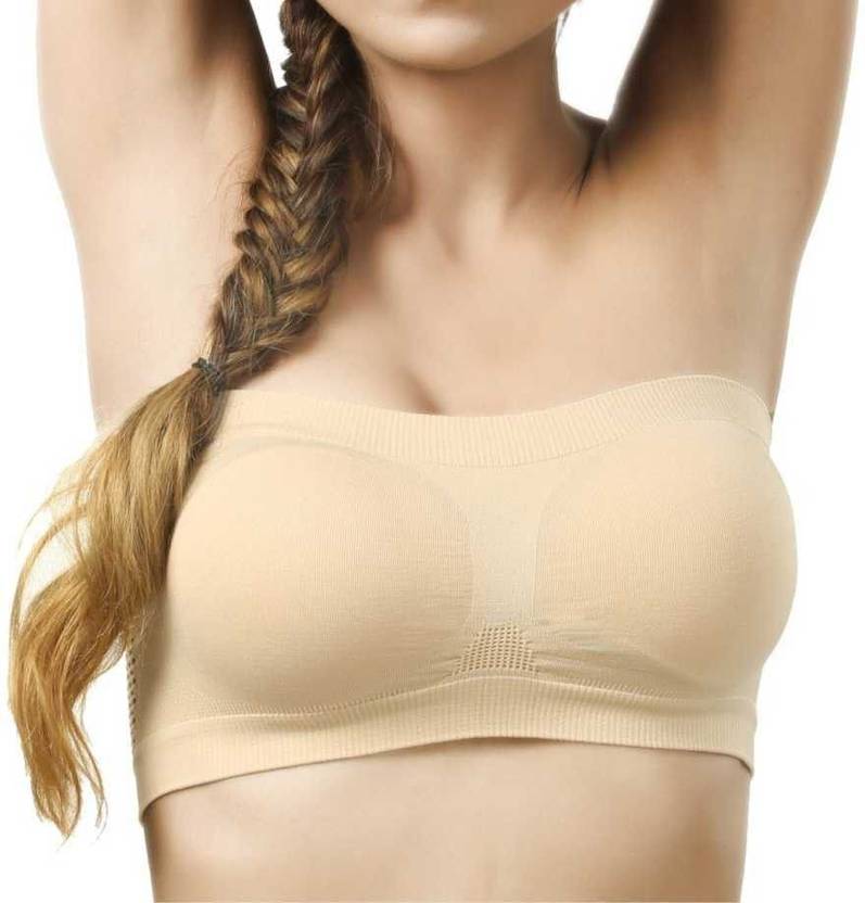 GreenBasil Women Bandeau/Tube Non Padded Bra
