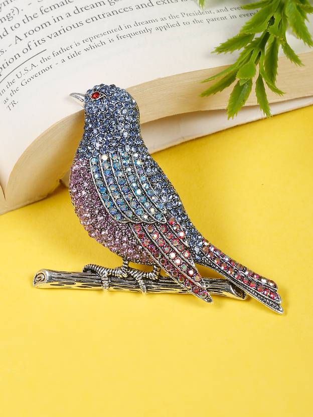 Dressberry Stylish and Trendy Party Wear Jewellery Brooch