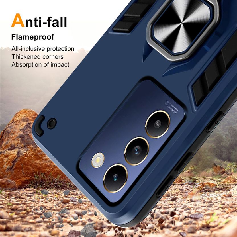 DefendX Vivo T3 5G Back Cover with Ring Holder - Image 4