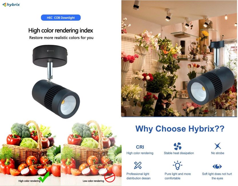 Hybrix HQ 3W LED Wall/Ceiling Spot Light - Image 3
