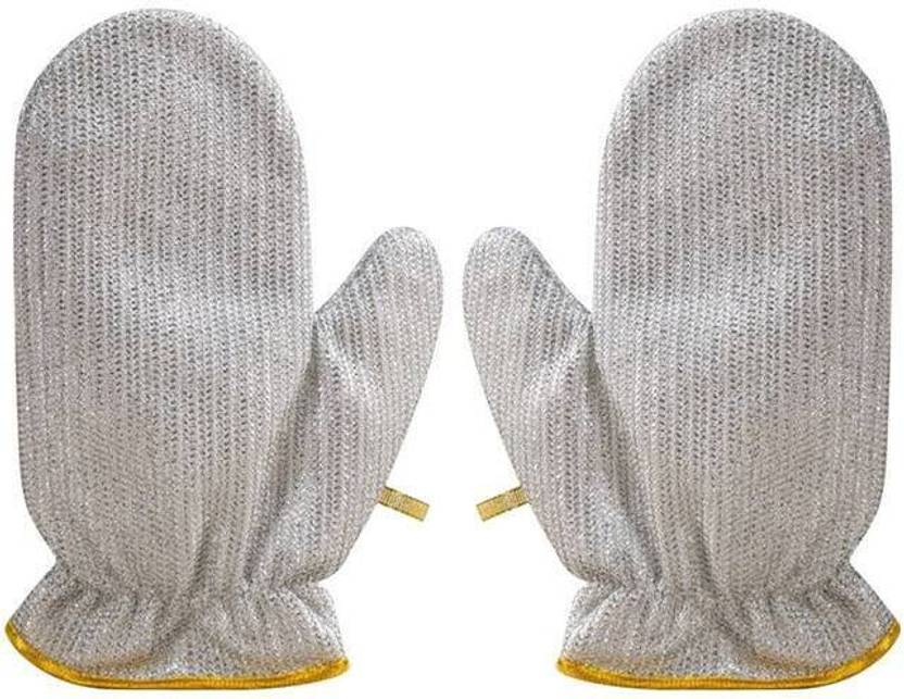 WebDealz Pack of 1 Wire Dishwashing,Kitchen & Household Cleaning Gloves x1.183 Wet and Dry Glove
