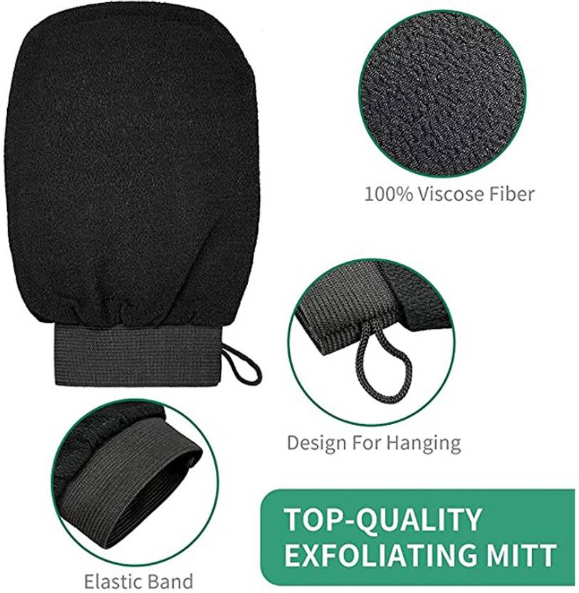 RISHIKA ENTERPRISES Exfoliating Bath Glove For Body Tan Removal & Dead Skin 0001