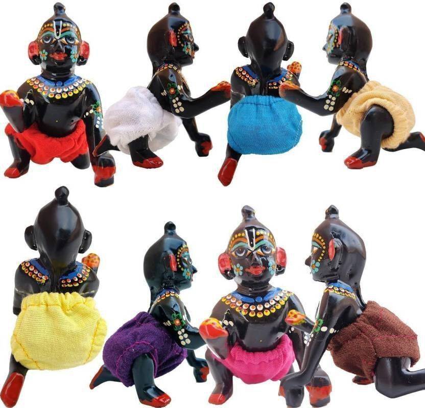 gofii Laddu Gopal Ji Nappy with Grip for Size 0 & 1 / (Combo - Set of 8), CHADDI for Laddu Gopal Ji Dress