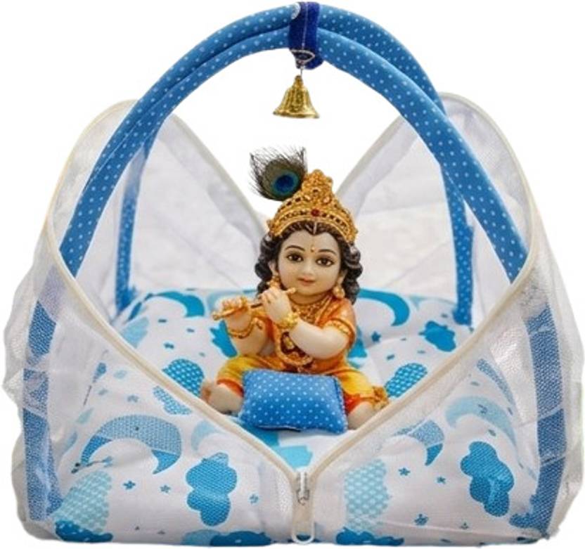 DeepCart bal gopal ji,kanha,krishna{size no 0-6}high quailty comfetable mosquito net Dress