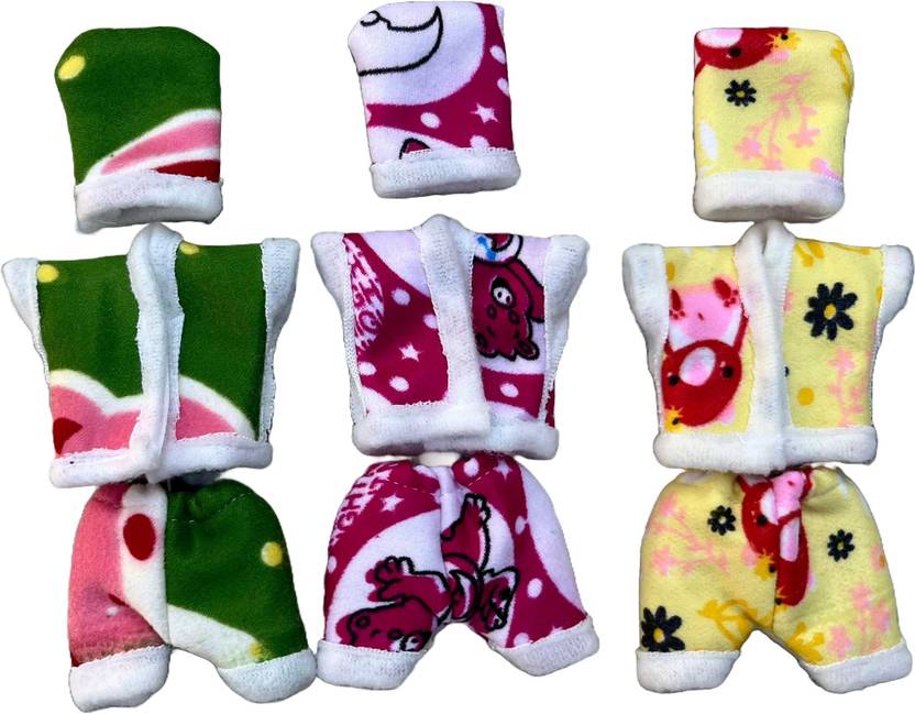 laddu Gopal Kanha ji laddu gopal winter wear night suit SIZE NO( 0 to 1) Dress