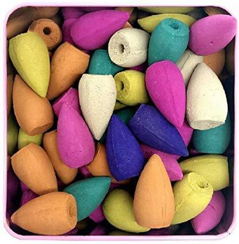 AROHI ENTERPRISES 30 Units of Back Flow Incense Cones for Smoke Fountain Unscented Dhoop