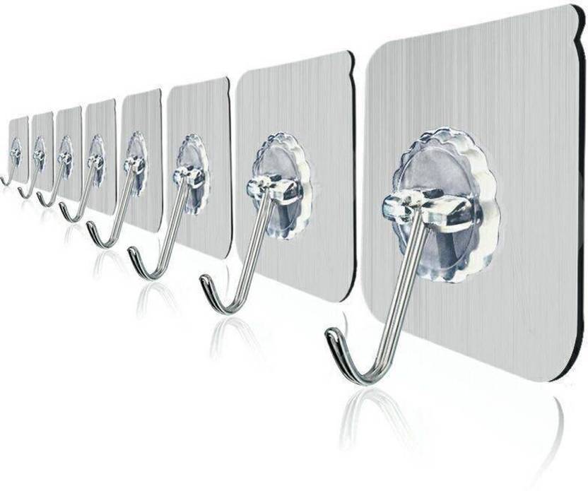 WebDealz 1 Set of 5 Adhesive Kitchen/Bathroom/Cabinet Multi-Function Utility Hook X5.295 Hook 5