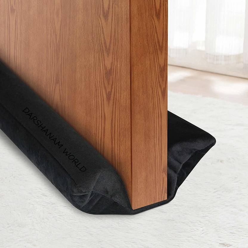 WebDealz Durable Floor Mounted Door Sealing Strip Guard DSX1.204 Under Door Twin Draft Stopper Sound and dust Proof Floor Mounted Door Stopper