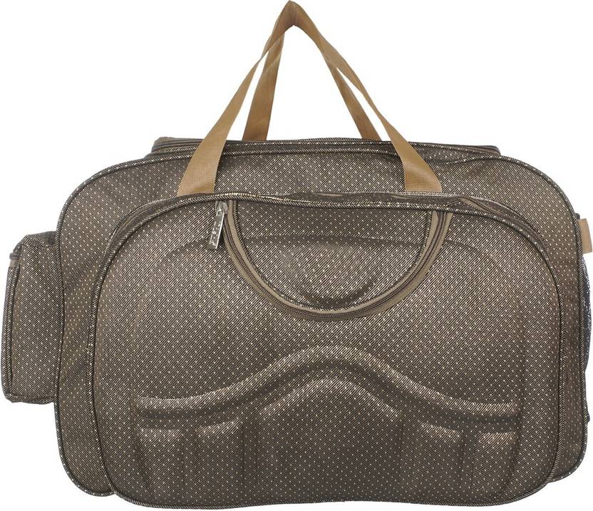 Airish (Expandable) Waterproof Polyester Lightweight 60 L Luggage Travel Duffel Bag with 2 Wheels Duffel With Wheels (Strolley)