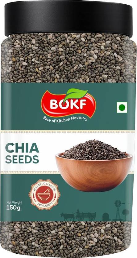 BOKF BOKF Premium Chia Seeds 150g | Rich in Omega-3, Protein & Fiber | Weight Loss, Chia Seeds