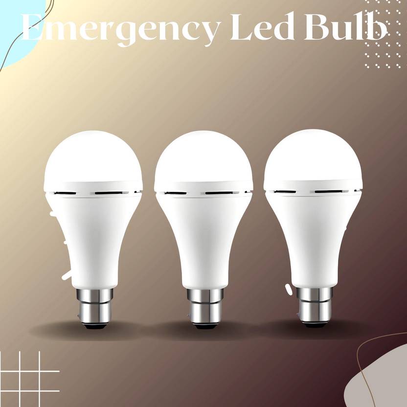 FRONY Rechargeable Emergency Bulb Inverter Bulb, 3Hr battery backup