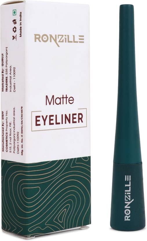 RONZILLE Liquid Matte Shine Eyeliner Long Lasting Waterproof Liner Smudge Proof Eye Liner 5 ml