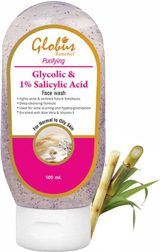 Globus Glycolic Acid and Salicylic Acid Face Wash Price in India, Buy